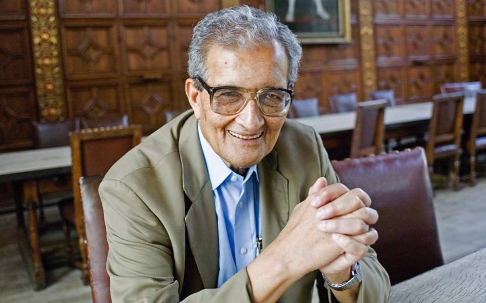Amartya Sen. Nobel Prize winning economist.
