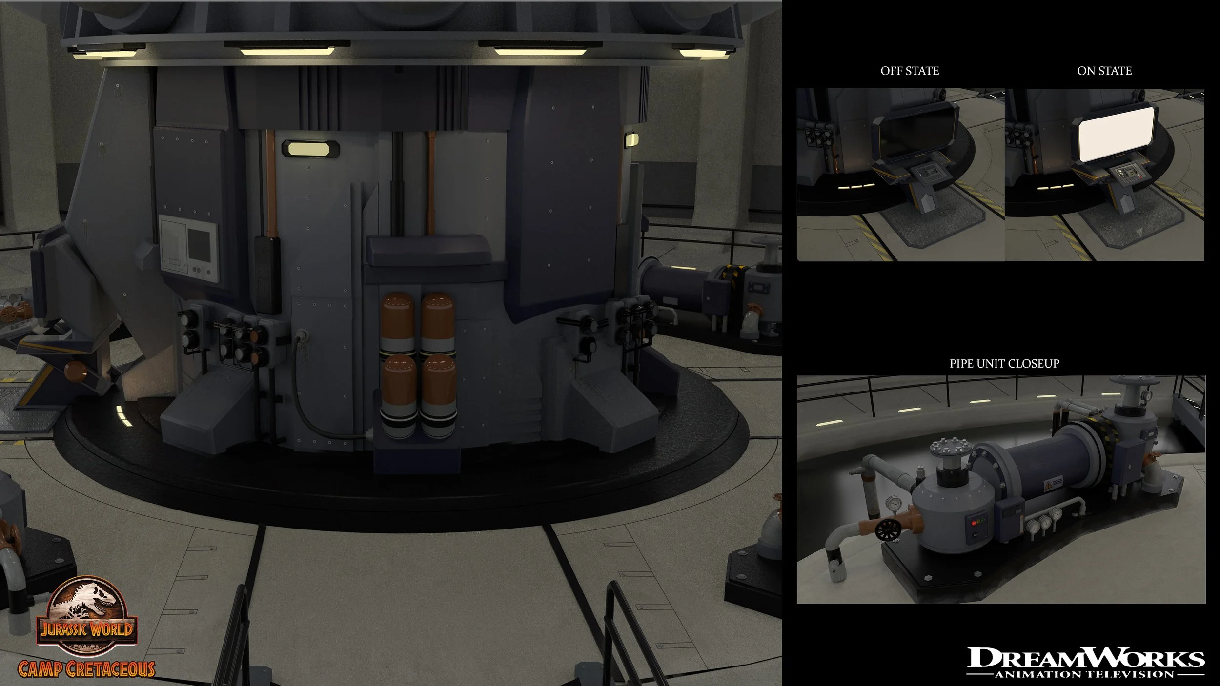 Geothermal reactor detail shots