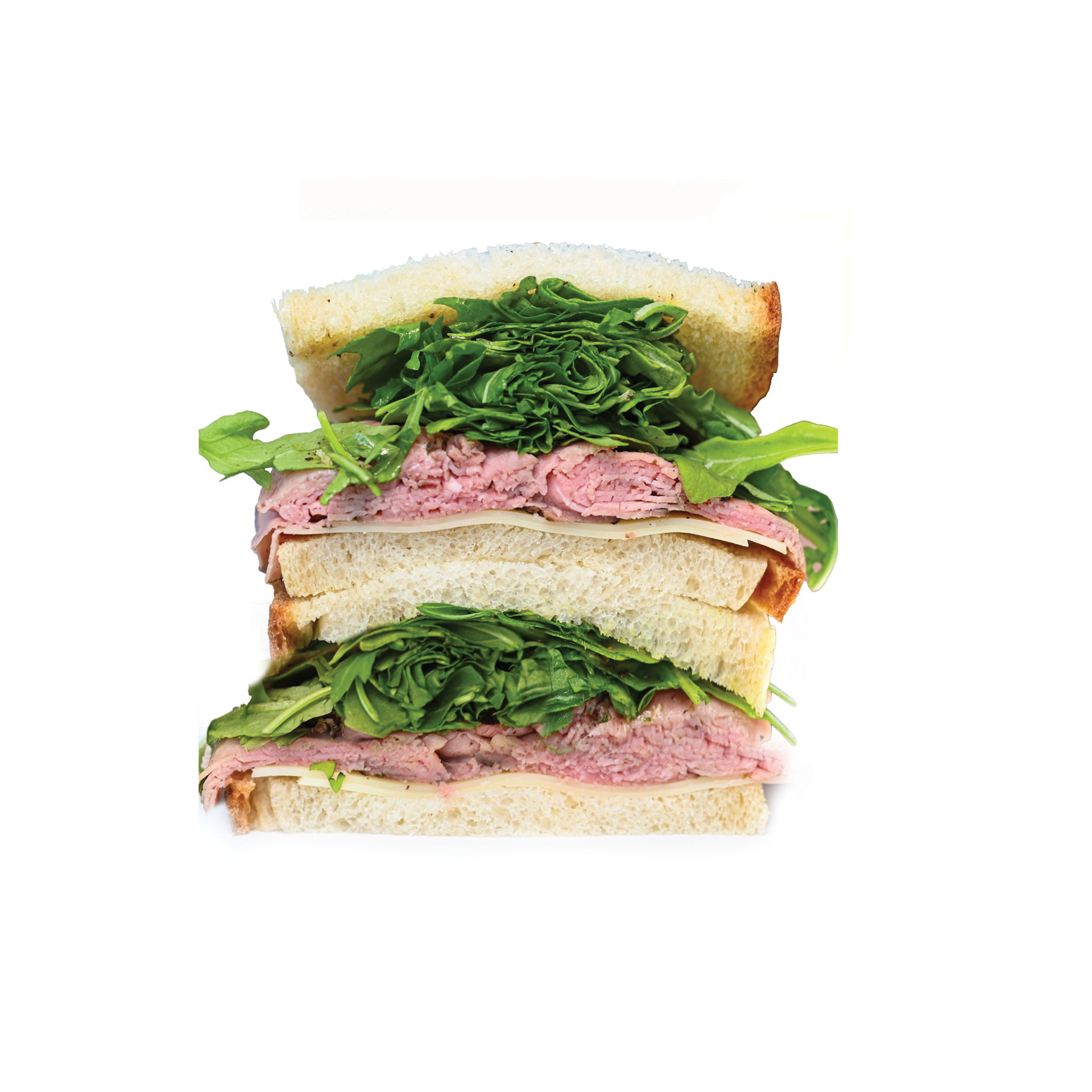   shortstop  
roast beef, swiss, arugula, mayo, mustard, sourdough
add-on: bacon, avocado, giardiniera  
