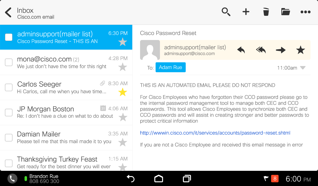 Cisco Email Android