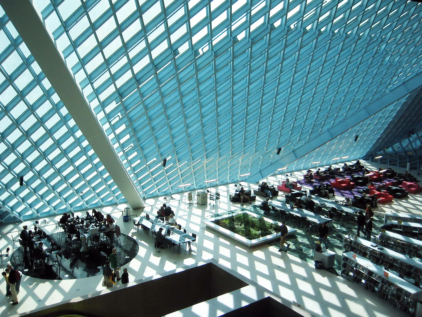 Reading Room of the Seattle Public Library - Central Library