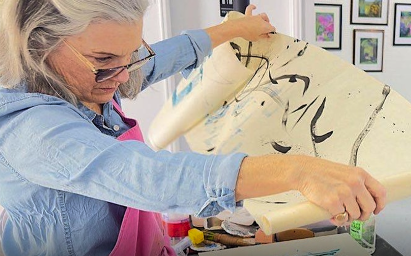 LEVEL 1 Intro Encaustic Monoprinting