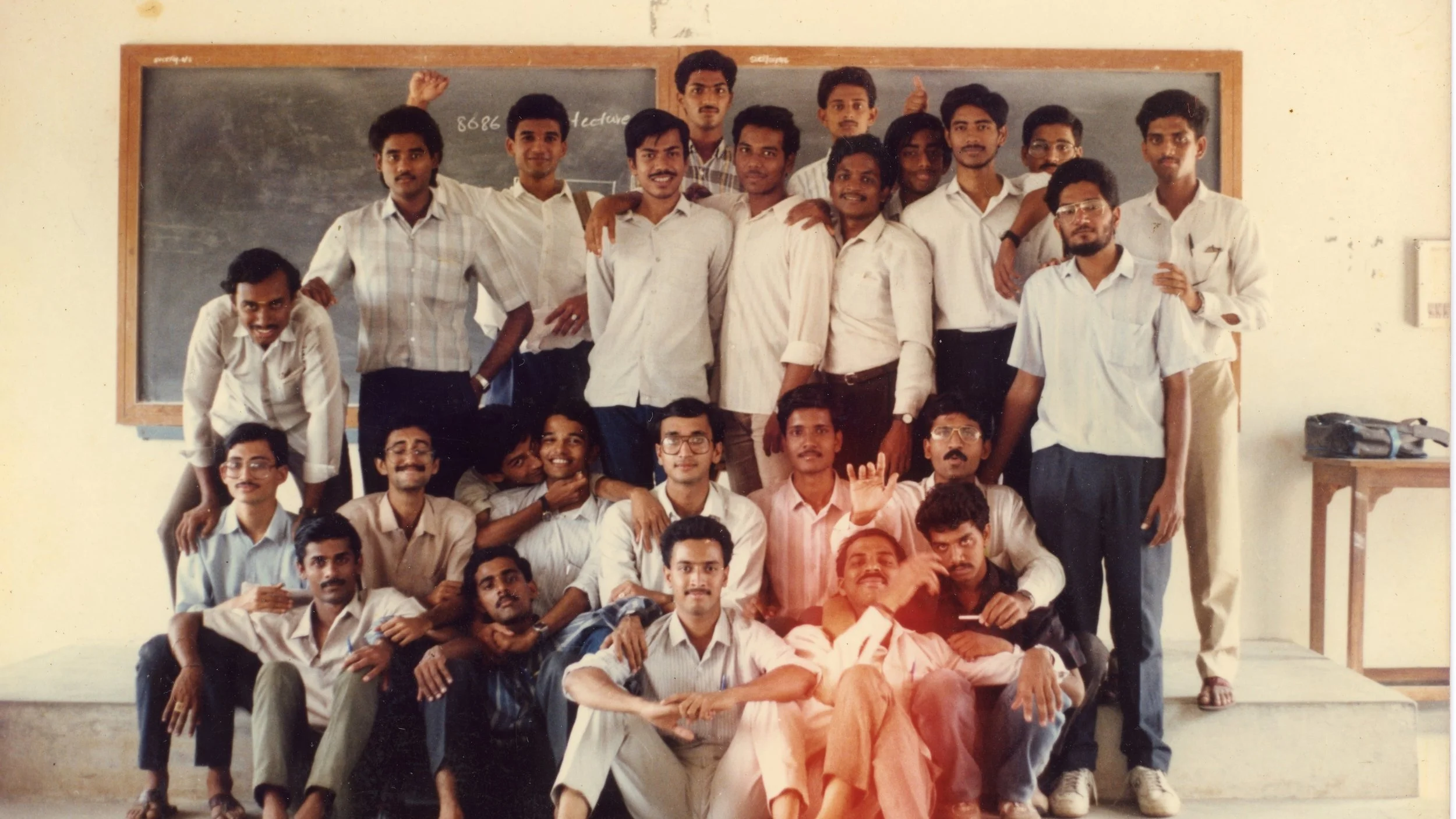 Class photo from my college years