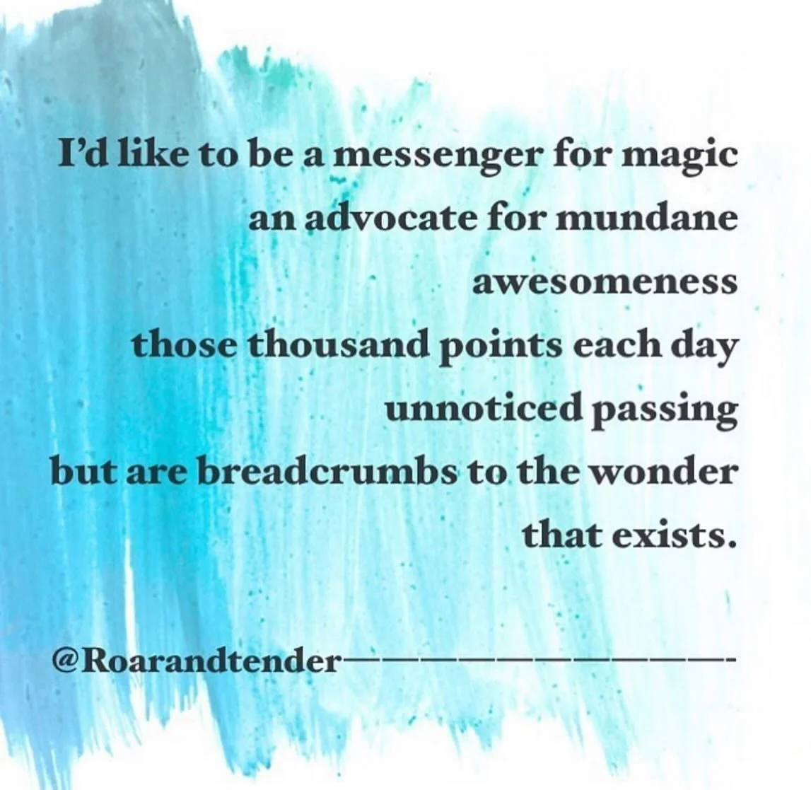 Just a little ditty ✨

Roarandtender.substack.com for more 🙏🏻🌈🍪