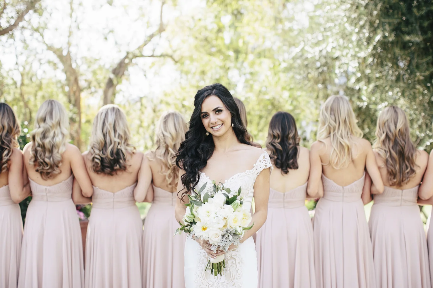 nancy-andrade-makeup-artist-palm-springs-wedding-Friend-pink-dresses.jpg