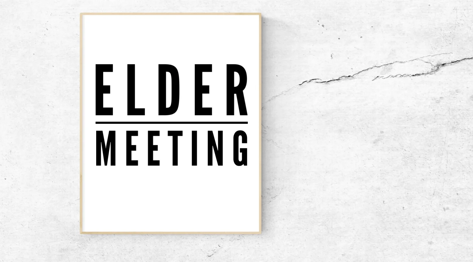 Elder Meeting