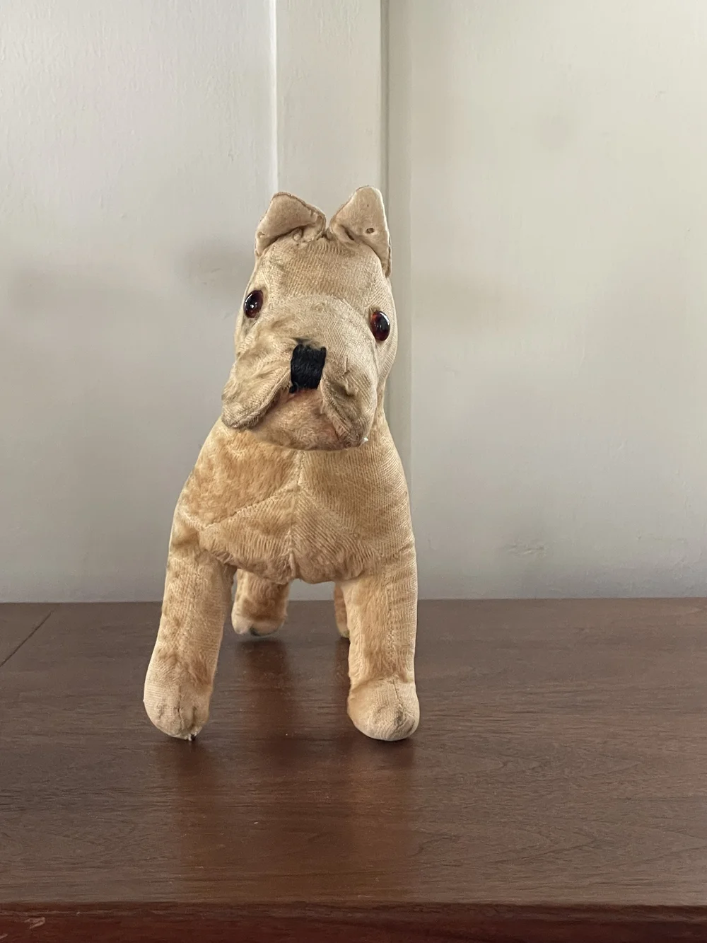 Vintage Steiff Puppy Dog Plush Figure — KIM RONEMUS INTERIORS