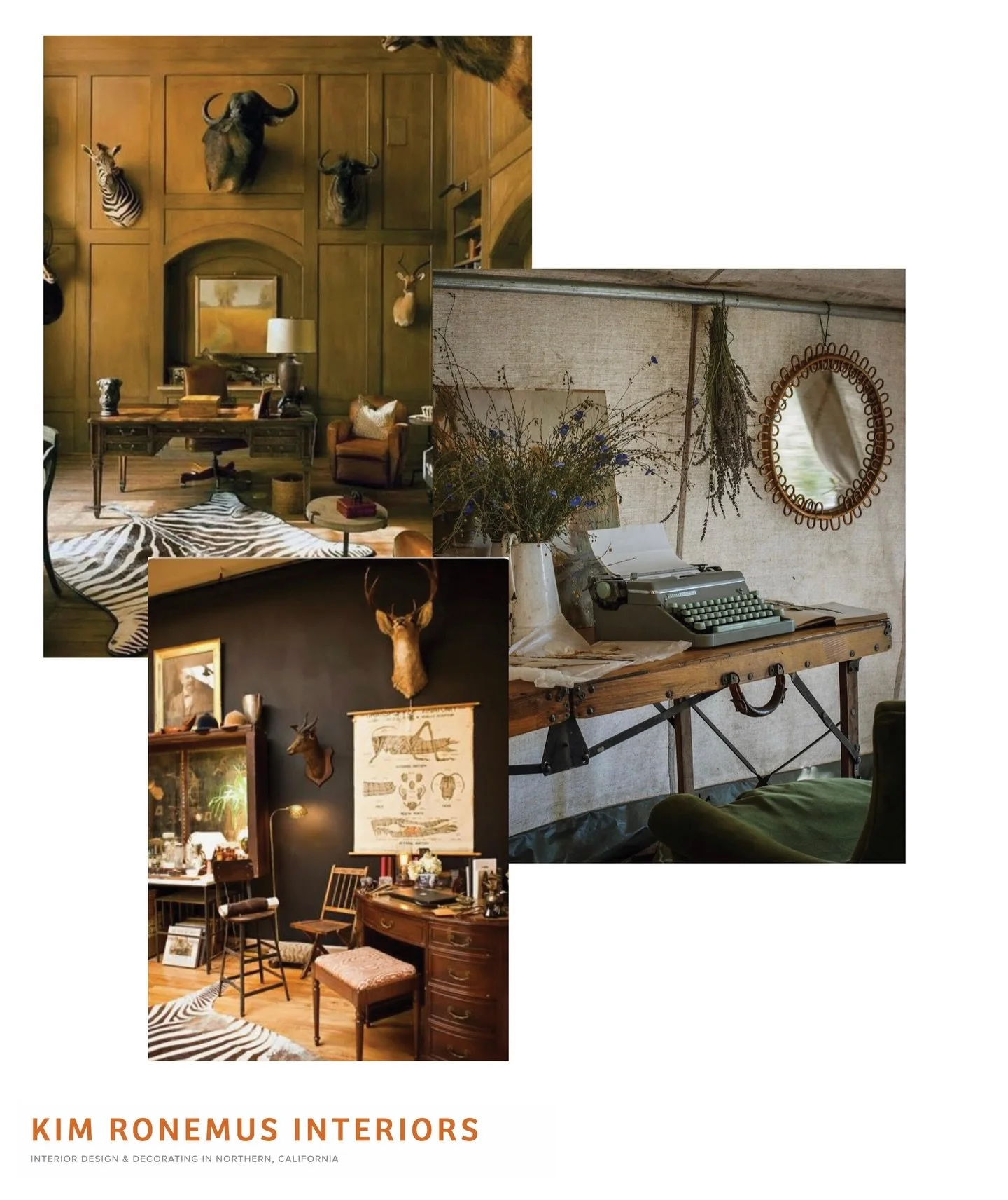 From still life to real life&hellip; We took our cues from our moodboards and made this home office space the lodgey, warm, and comfortable office space our client dreamed of. #MeadowRidgeSalinas #officefurnituredesign #homeoffice #officemoodboard