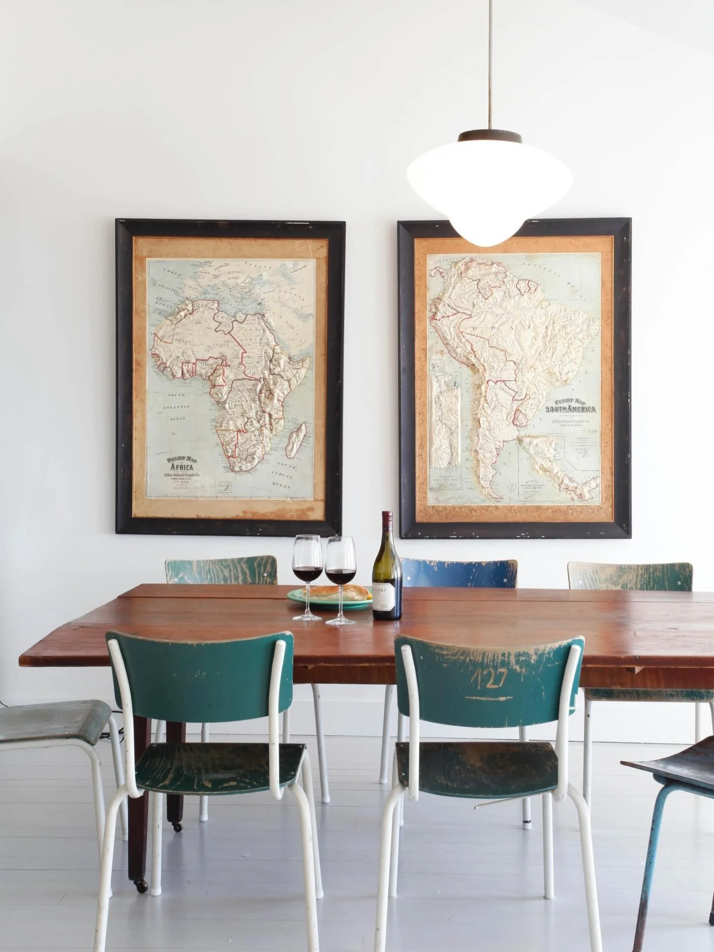 I love old maps and globes because the colors are so great. They are either super saturated or wonderfully washed out. They are also fun to look at&hellip; and might even include some &ldquo;redistricting&rdquo;.