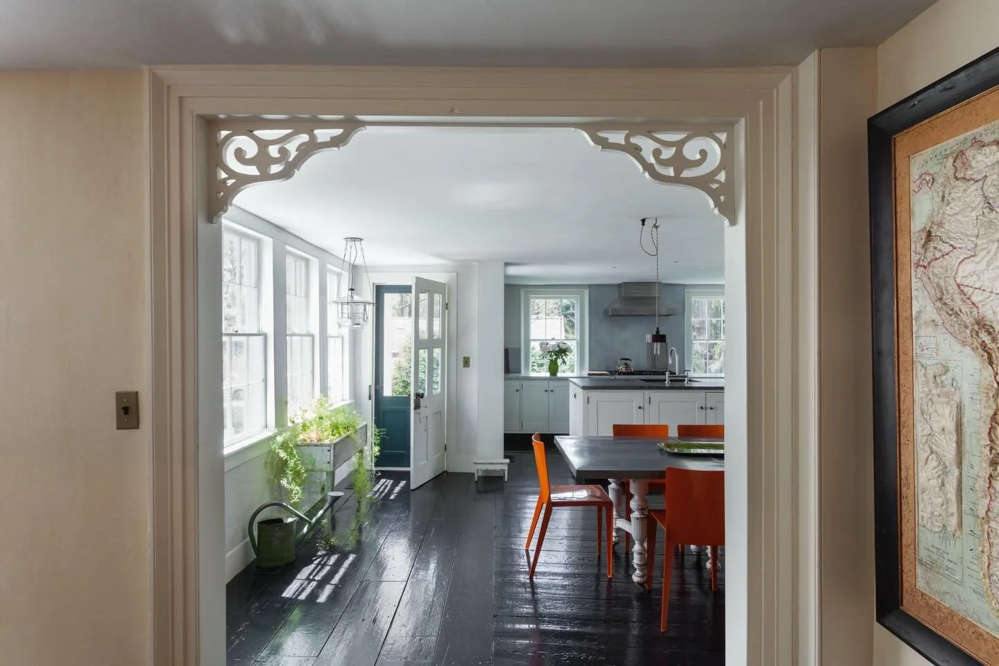 A few of my favorites from my #ConnecticutFarmouse project. We were able to realize a finished project that incorporates the beauty and integrity of the house with modern design elements that make it feel appropriately new.