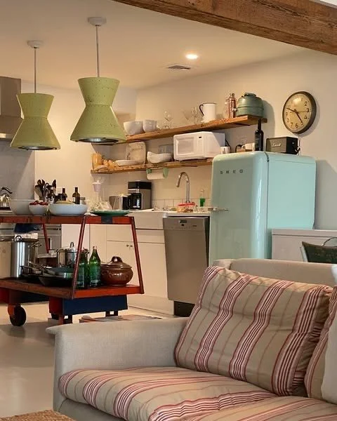 After and before of #ConnecticutBeachCottage project.

The &ldquo;before&rdquo; of this tiny beach cottage started with a very outsized kitchen: upper cabinets; big refrigerator; huge island. I have always been a fan of Anne Morrow Lindbergh&rsquo;s 