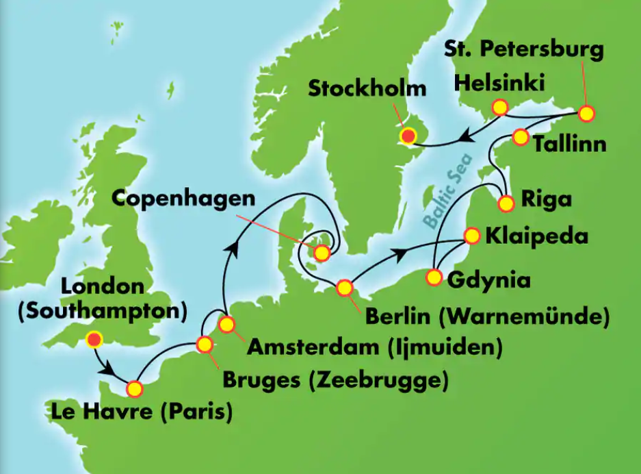 Scandinavia, Russia & Amsterdam Ultimate Baltic Sea Cruise — Little