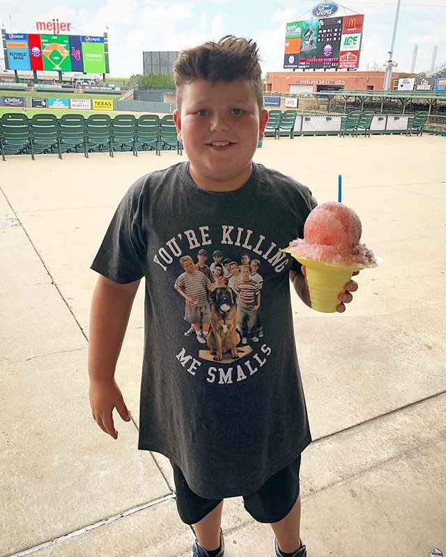 Our most loyal customer through out the Bluegrass World Series! Watermelon Sno-Kones are by far his favorite 😋