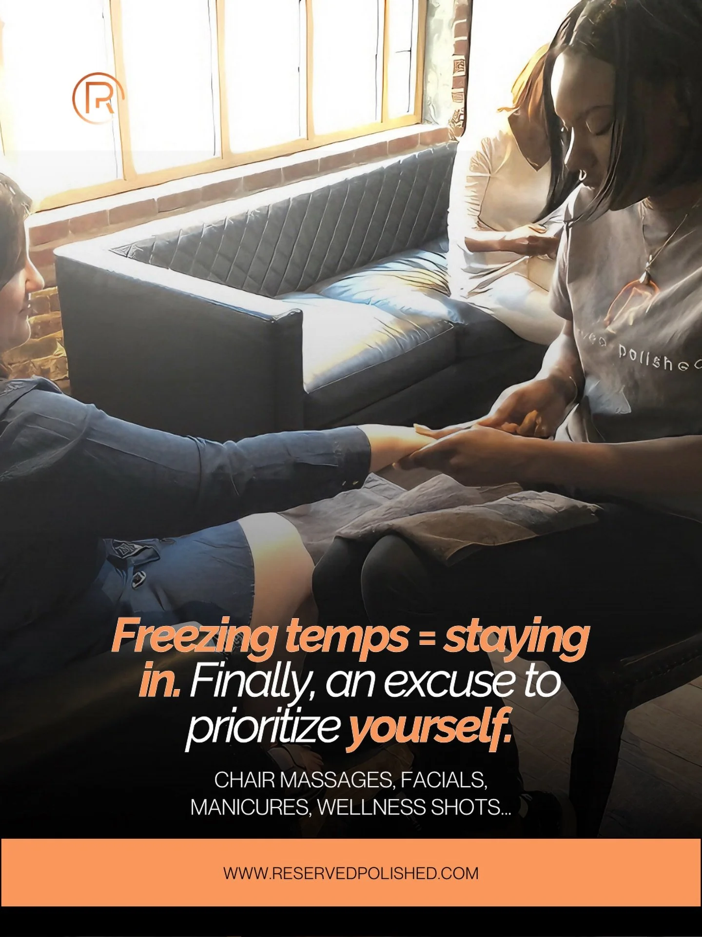 ❄️ Frigid temps in NYC, the kind of cold that makes your commute feel endless and your office chair extra unforgiving!

Skip the winter blues and bring the spa experience to your team. Chair massages, wellness shots, facials, and mini-manicures; all 