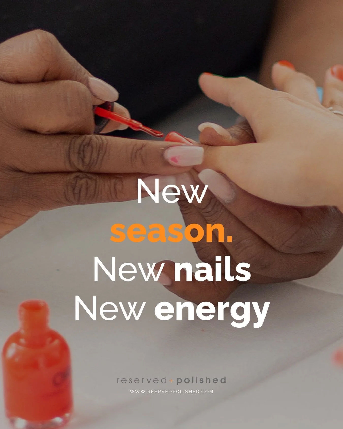 Spring is your sign to refresh.

Whether you&rsquo;re heading back to the office, planning weekend plans, or simply ready to feel like yourself again, Reserved + Polished makes it effortless.

Our mobile nail and skincare services come to your home, 