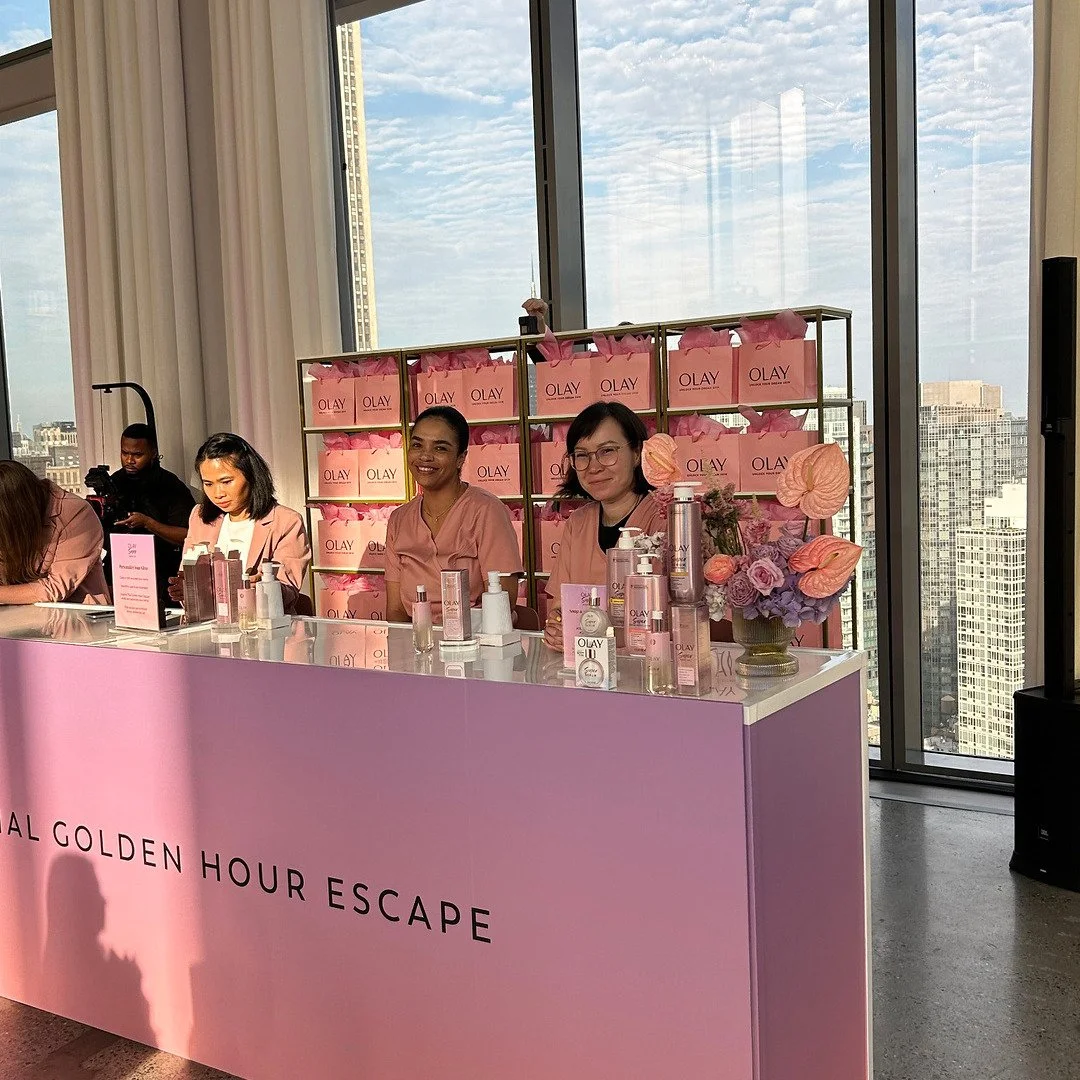 Usually, I&rsquo;m behind the scenes, coordinating the details and making sure our team has what they need. Yesterday, I had the chance to step into the experience.

The Reserved + Polished team provided hand massages at Olay&rsquo;s Golden Hour Esca