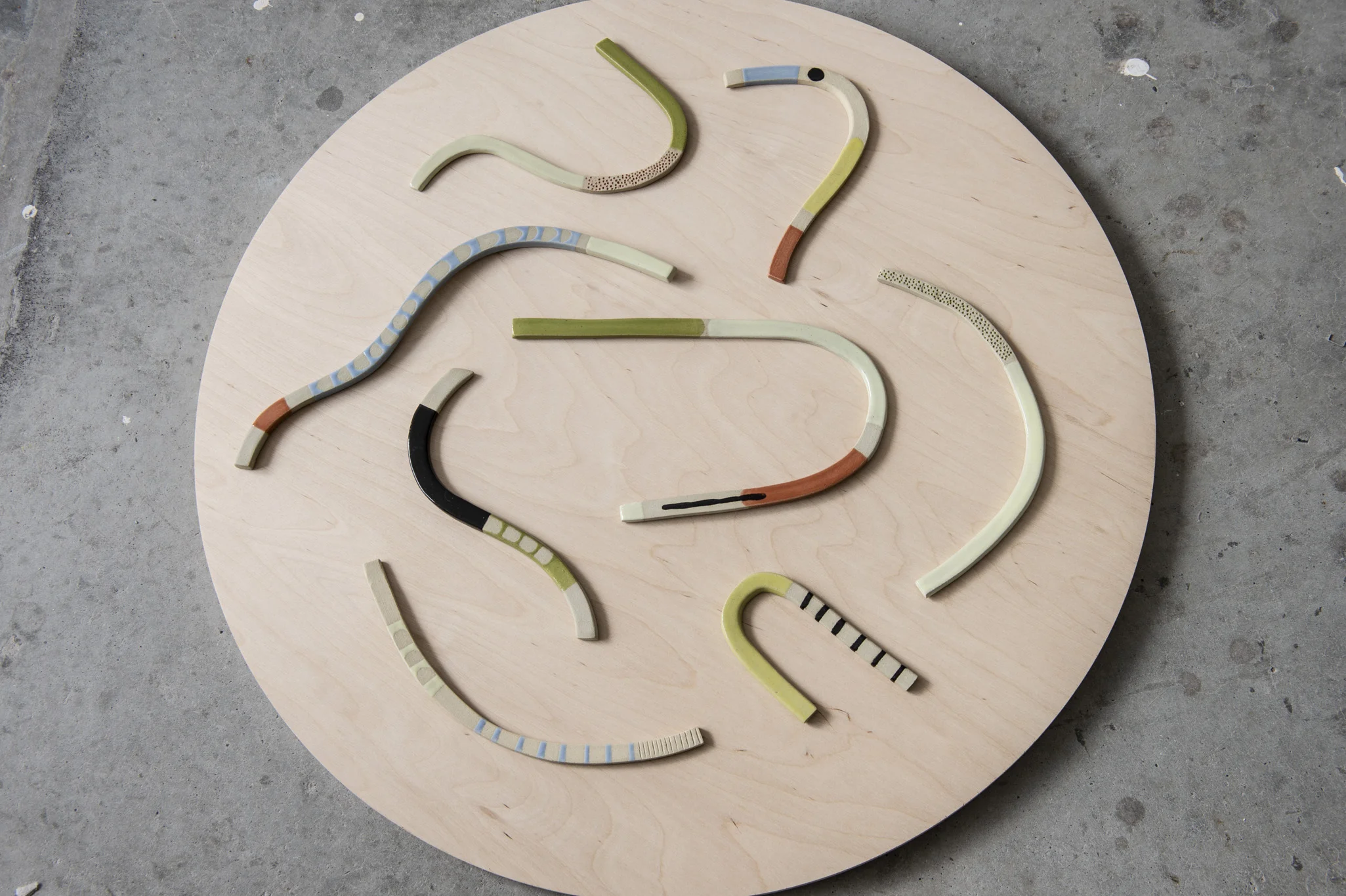 Vectors: Squiggle Clay and glaze September 2018