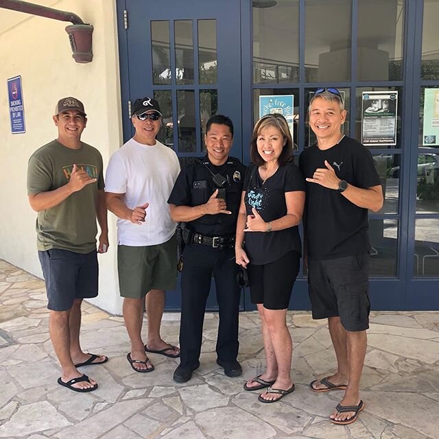 Thankful to all who made this happen! We were able to bless the Waikiki Police Substation with lunch today, and were able to pray for some of them. Pastor Max even got to catch up with an old friend there! We are so thankful to the police that risk t