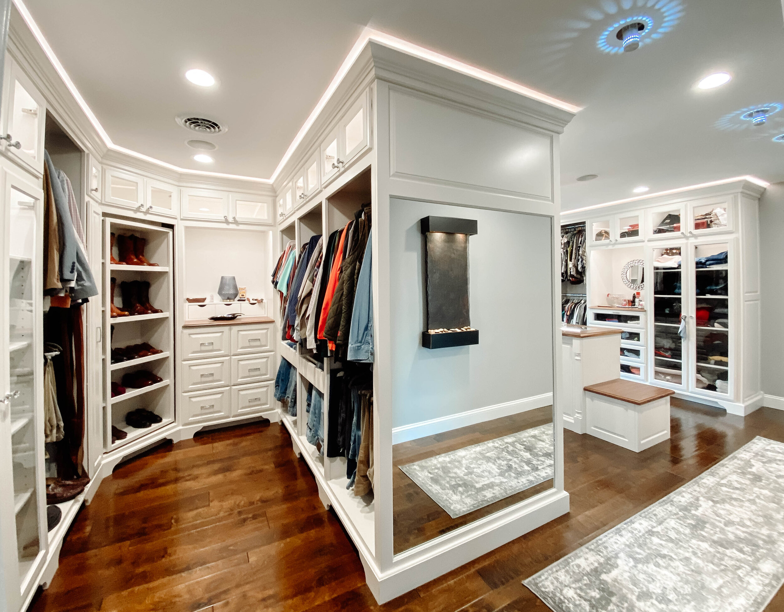 A Closet Where Everything Has Its Own Place — Hardwood Specialties