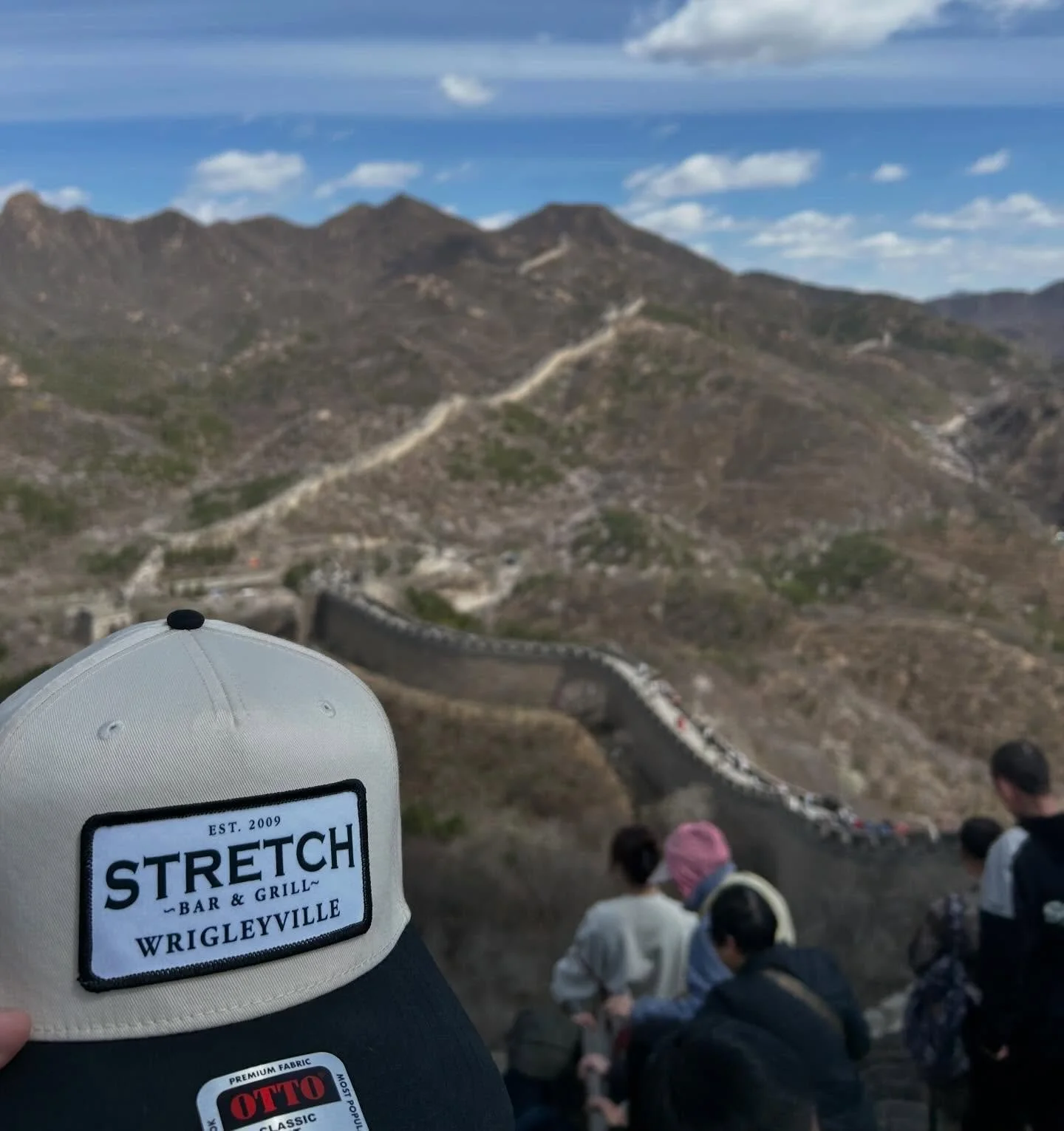 Check it out 👀 One of our hats made it all the way to China! Next time you&rsquo;re in, be sure to get yours. 😎

#stretch #privateparties #wrigleyville #chicago