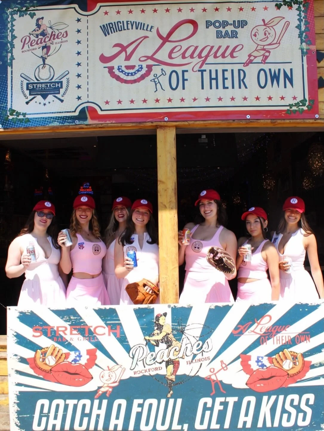 There&rsquo;s No Crying in Baseball!💋⚾️

NEW POP-UP ALERT!

Step back in time as A League of Their Own Pop-Up Bar takes over Stretch from June 15th &ndash; July 29th!

Inspired by the beloved film and the legendary Rockford Peaches, our limited-time