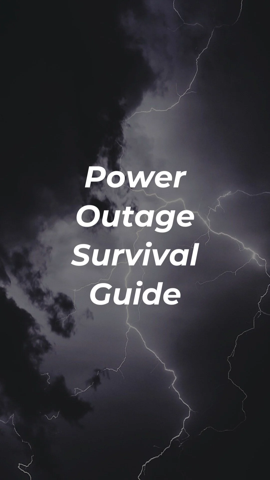 Power Outage Survival Guide  