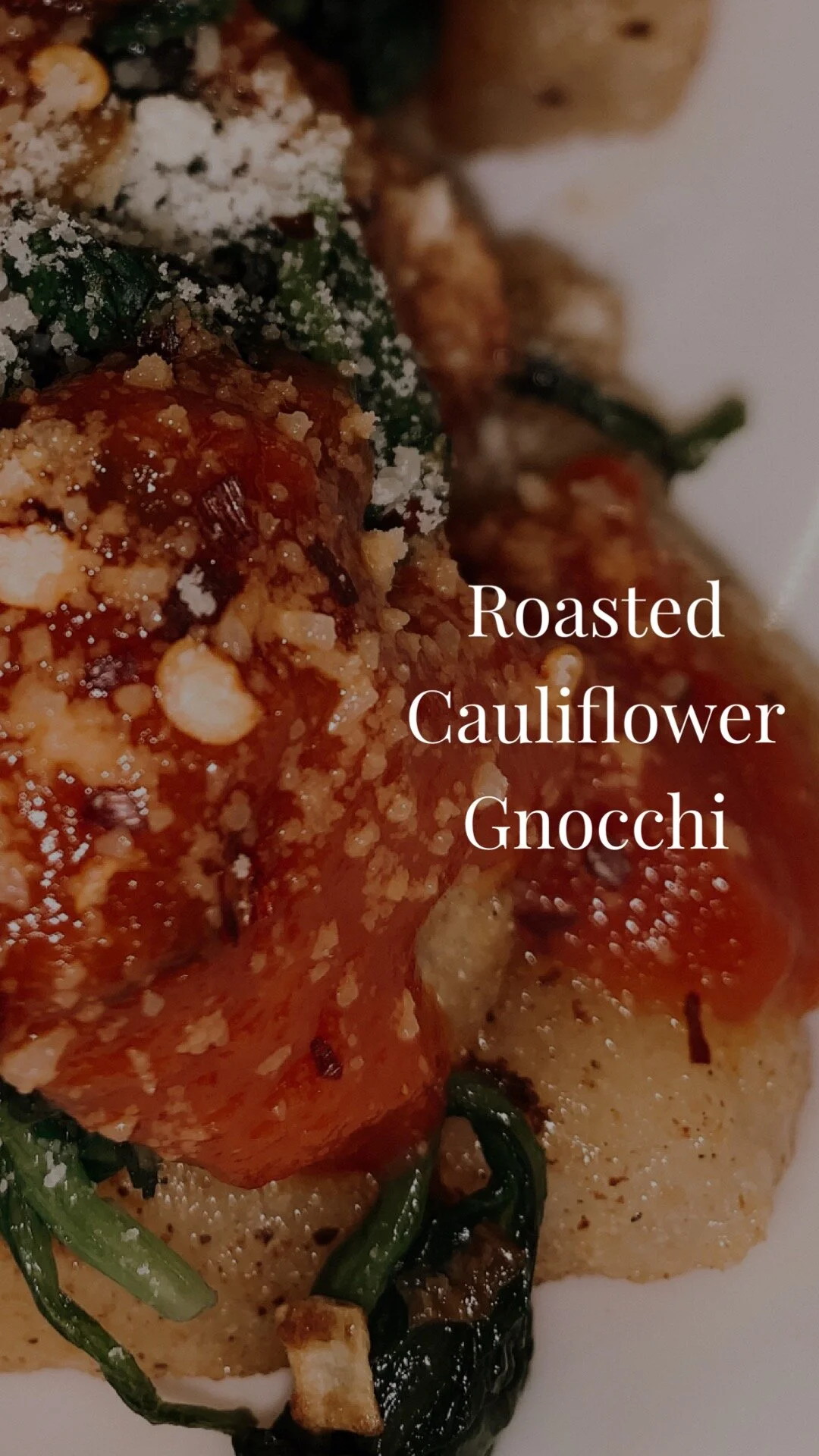 Sheet Pan Roasted Cauliflower Gnocchi