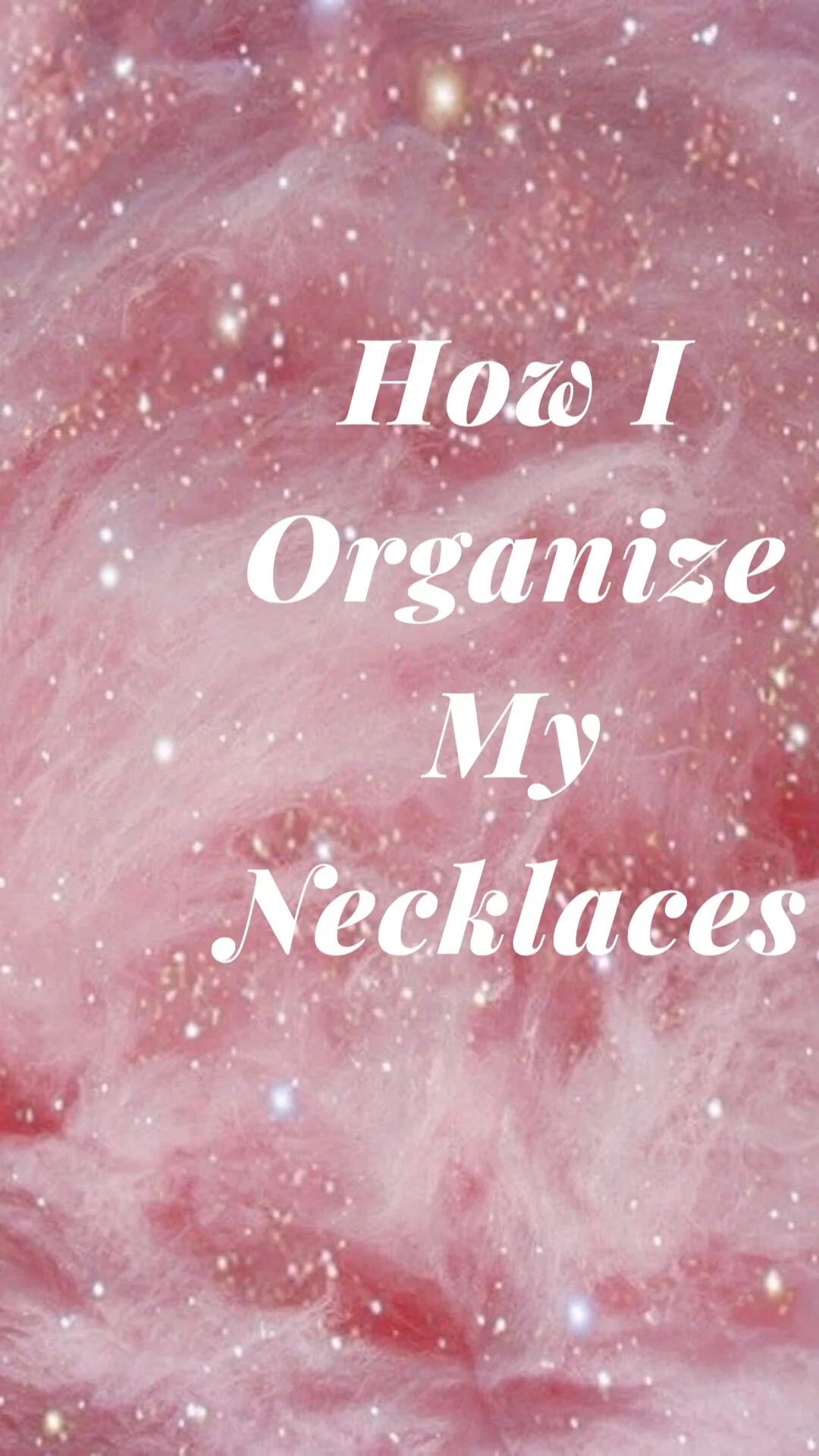 How I Organize My Necklaces