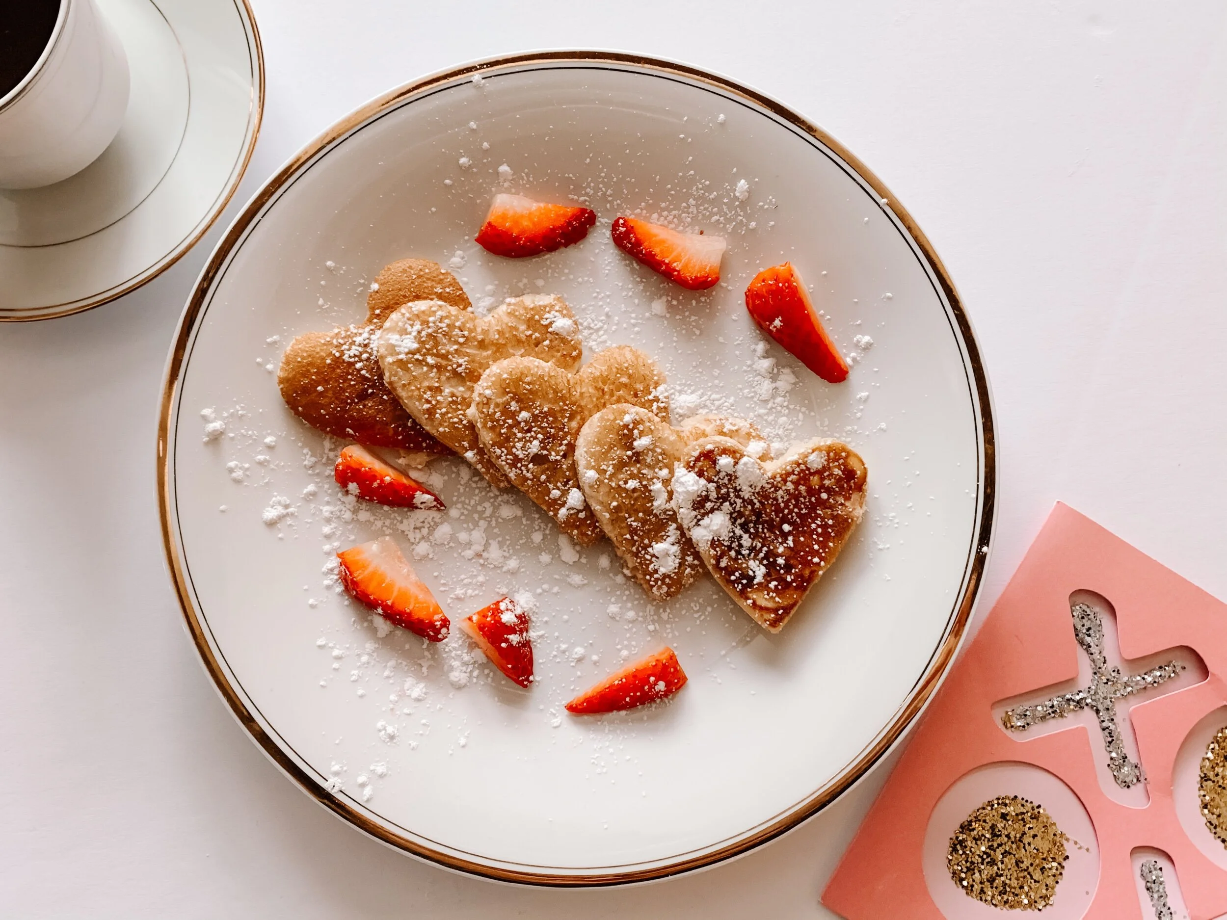 Heart Shaped Pancakes