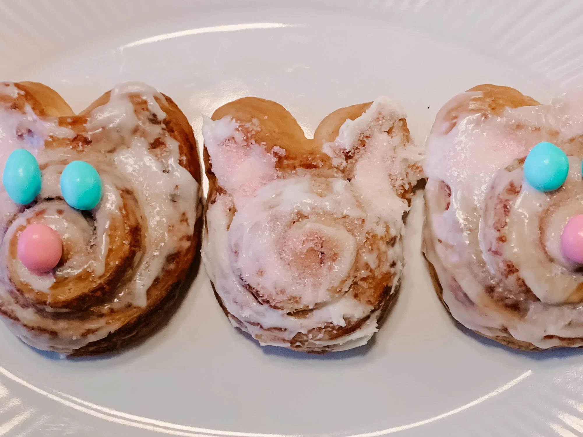 Easter Bunny Cinnamon Rolls Recipe