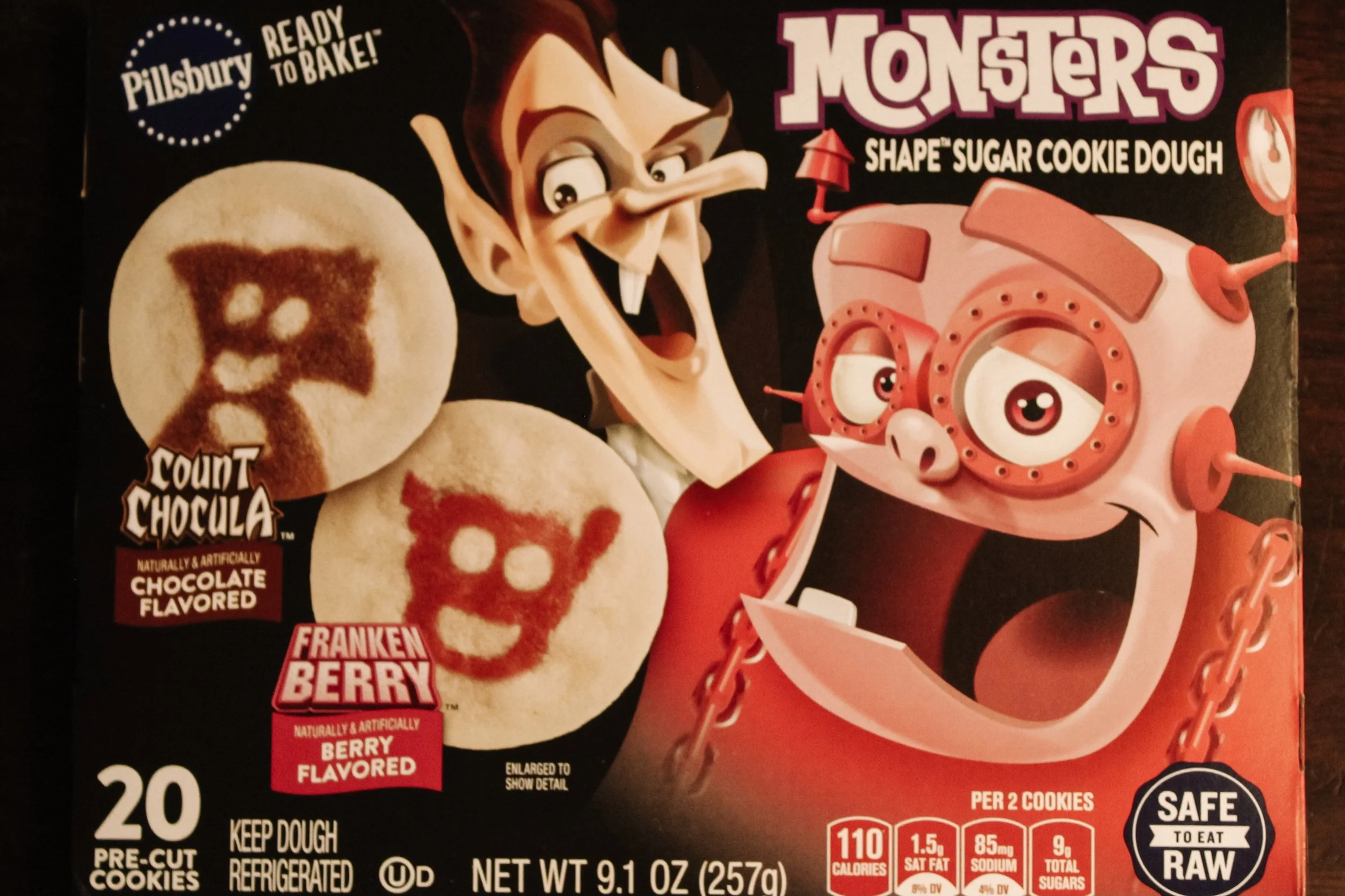 Pilsbury Ready To Bake Monsters Cookies Review