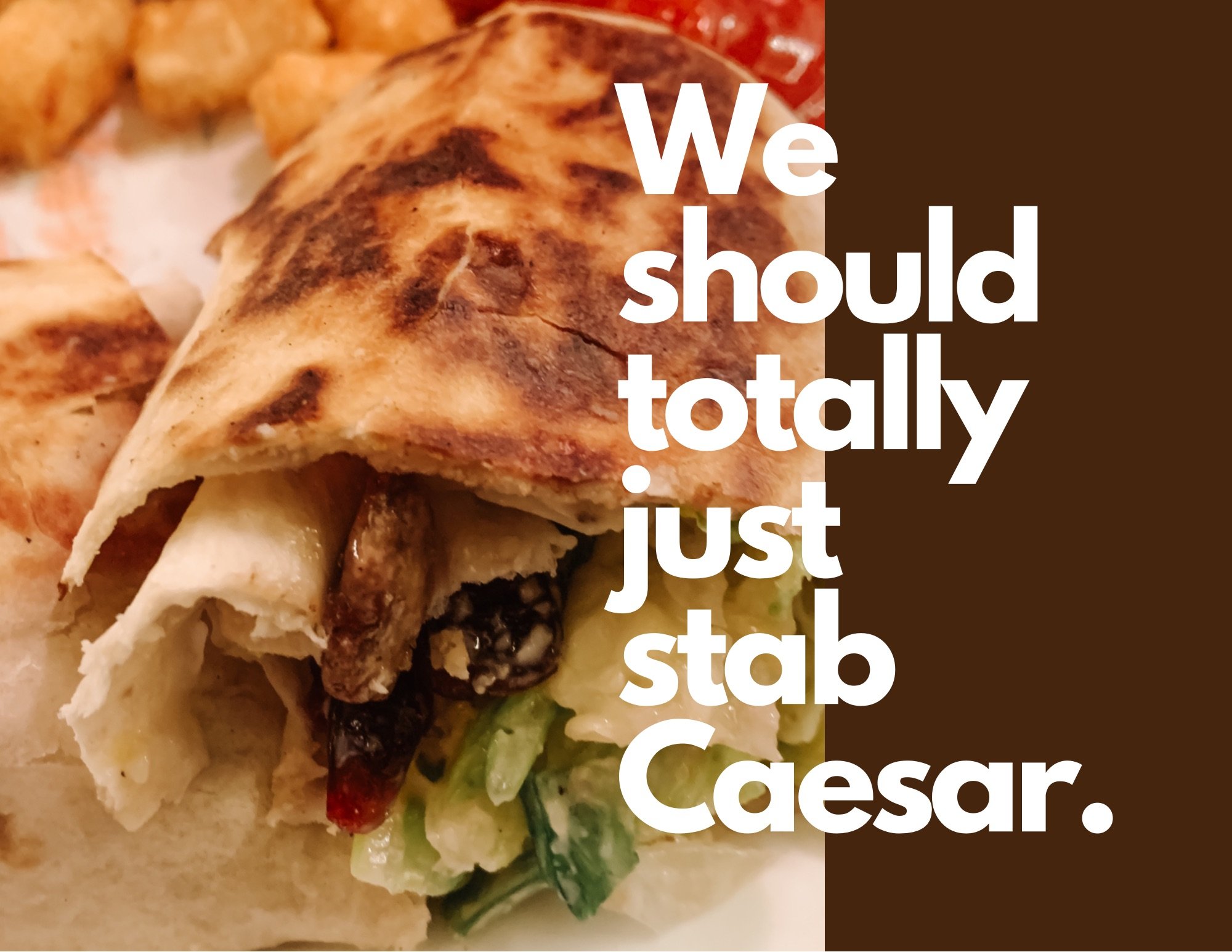 Meat Free Fridays - Caesar Salad Wraps