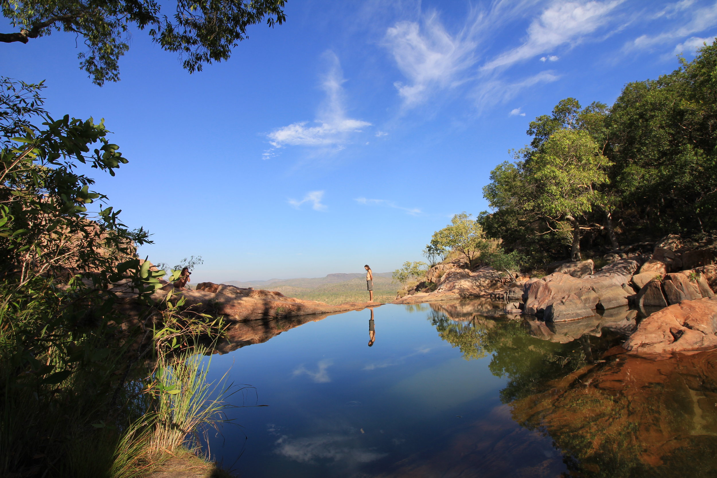 Infinity pool with a view