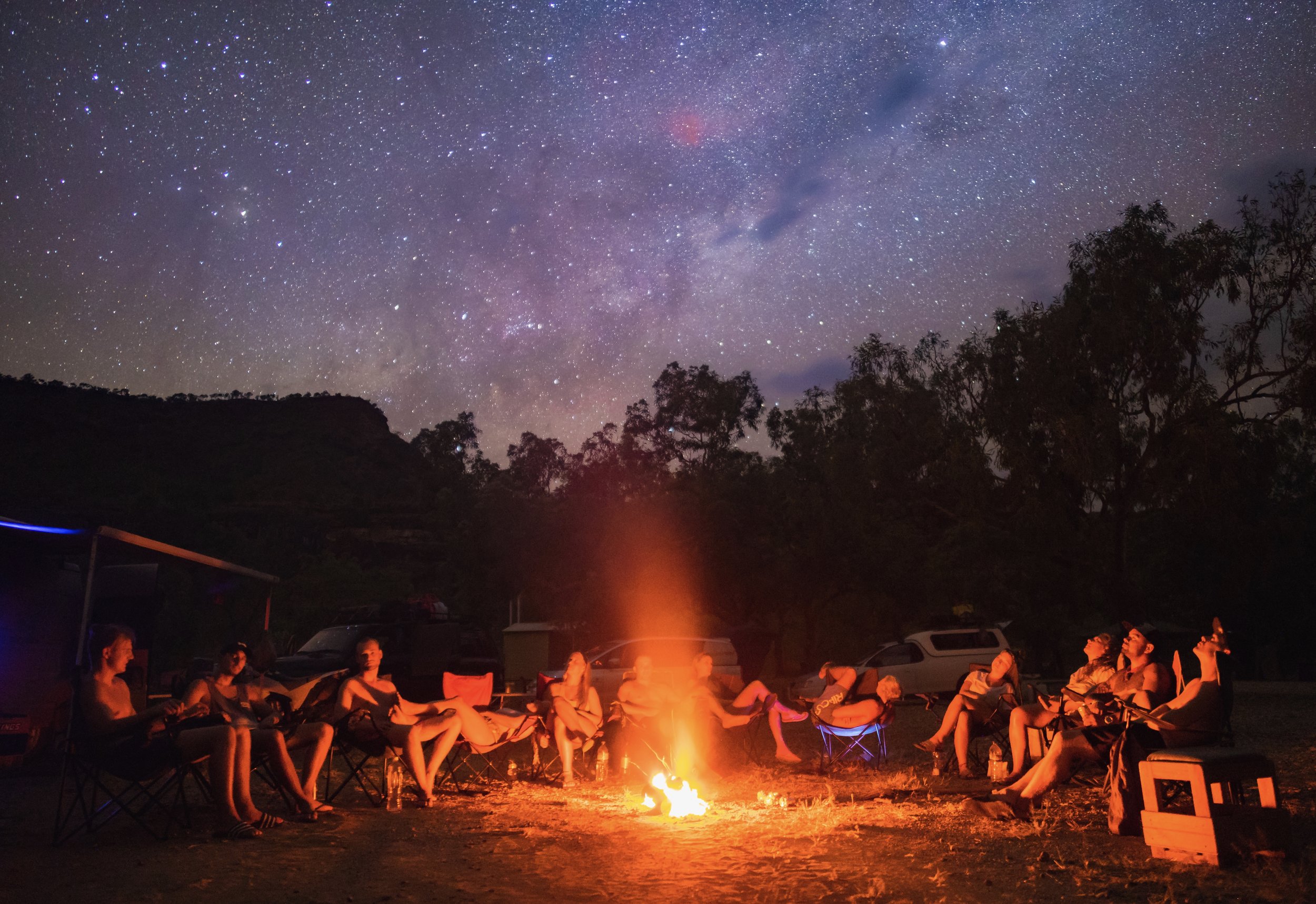 Outback fire circle