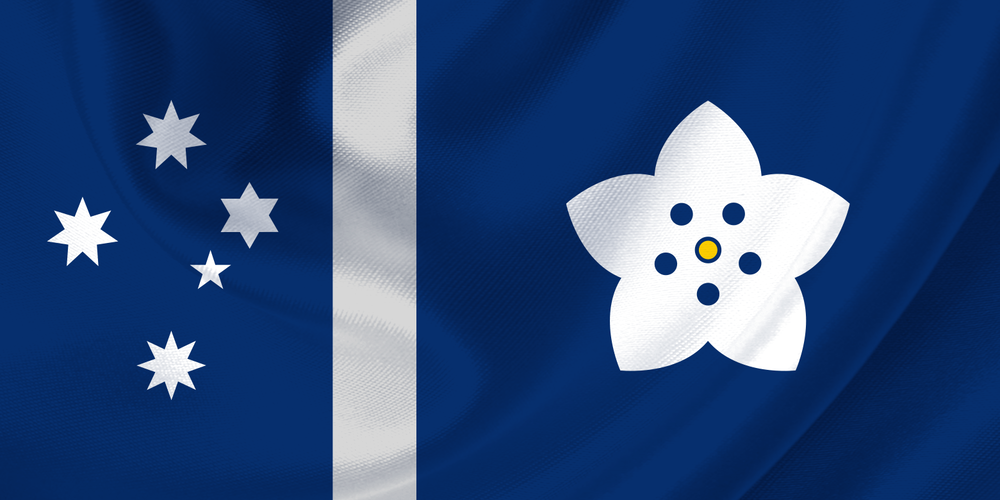 State & Territory flags: Series 01 — for Australia