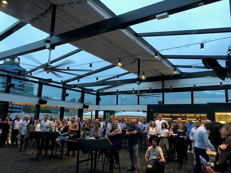 Celebrate your team&rsquo;s success in a space that&rsquo;s as impressive as your year has been: the Main Hall at Bells Hotel.

Offering a contemporary rooftop experience with sweeping Melbourne views, a retractable roof to suit every season, a priva