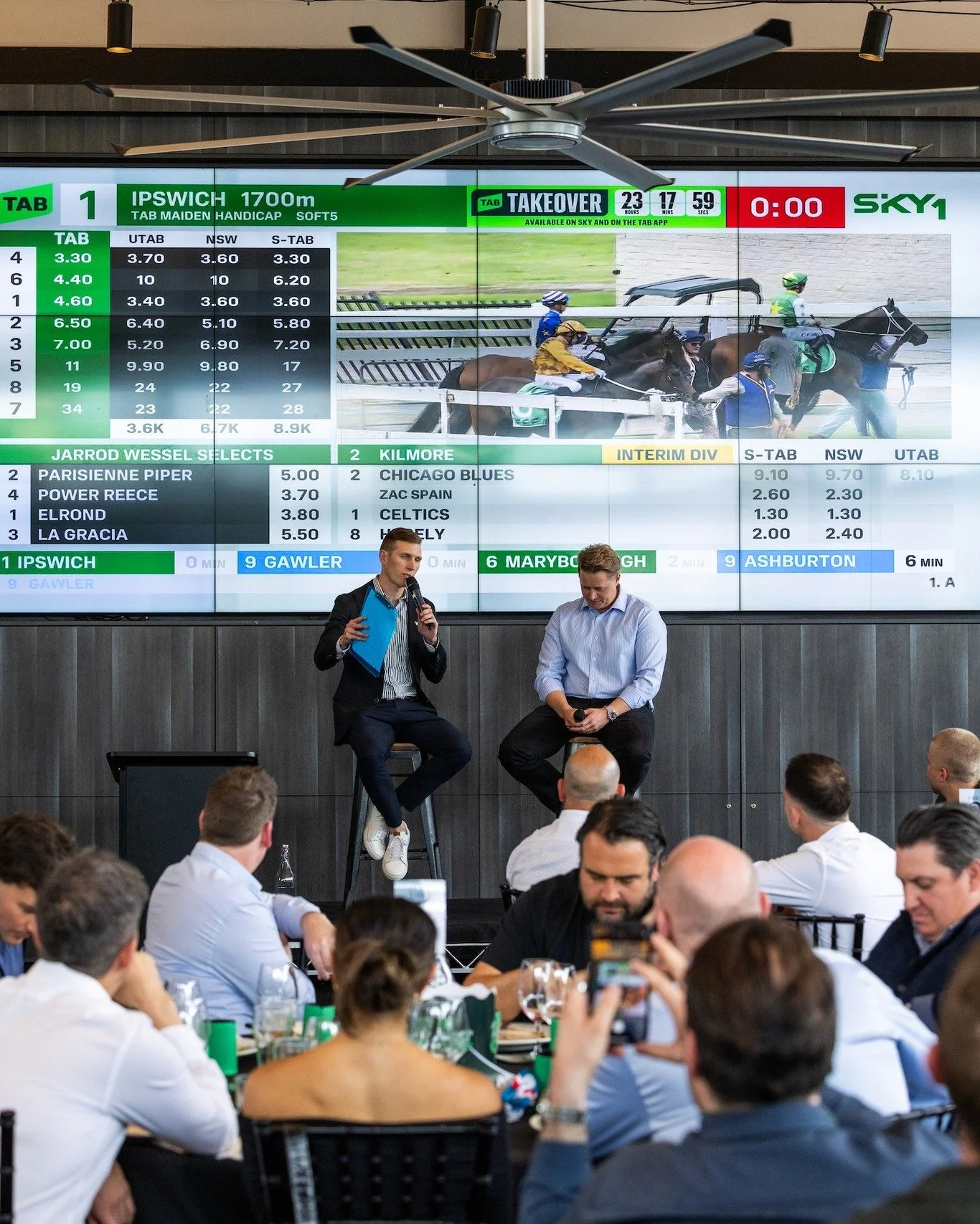 Join us next Friday 30 October for an afternoon of great food, drinks and plenty of racing talk as we gear up for Melbourne Cup Week.

Sky Racing's Marc Ohlmus hosts our special guest panel, joined by our first special guest, multiple Group 1-winning