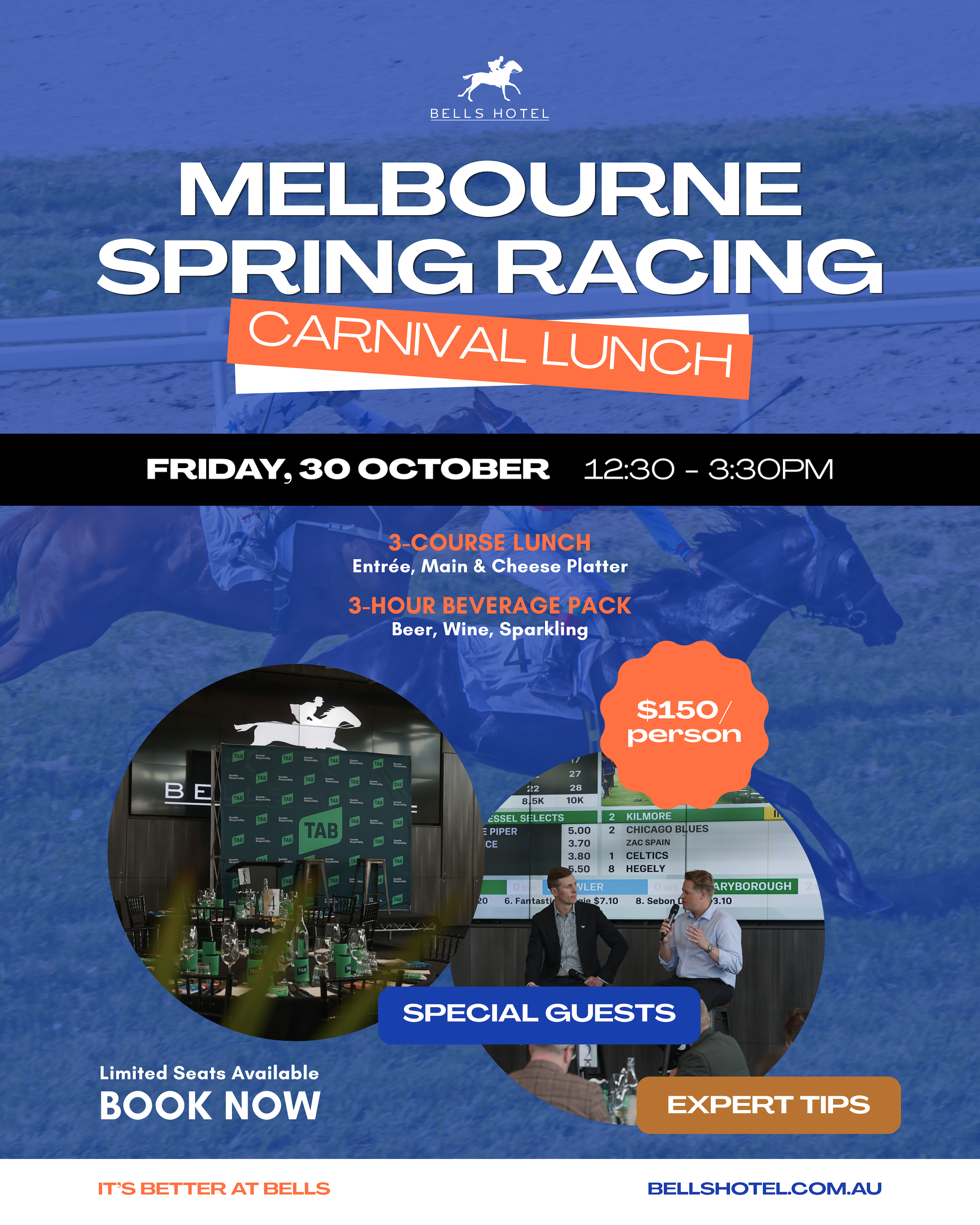 Melbourne Spring Racing Carnival Lunch