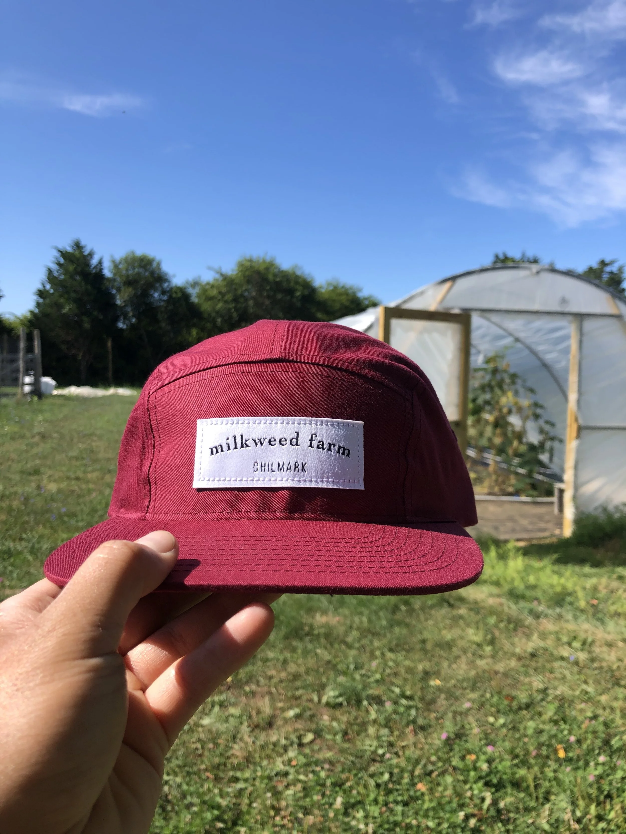 Berry 5 Panel Nylon Strapback