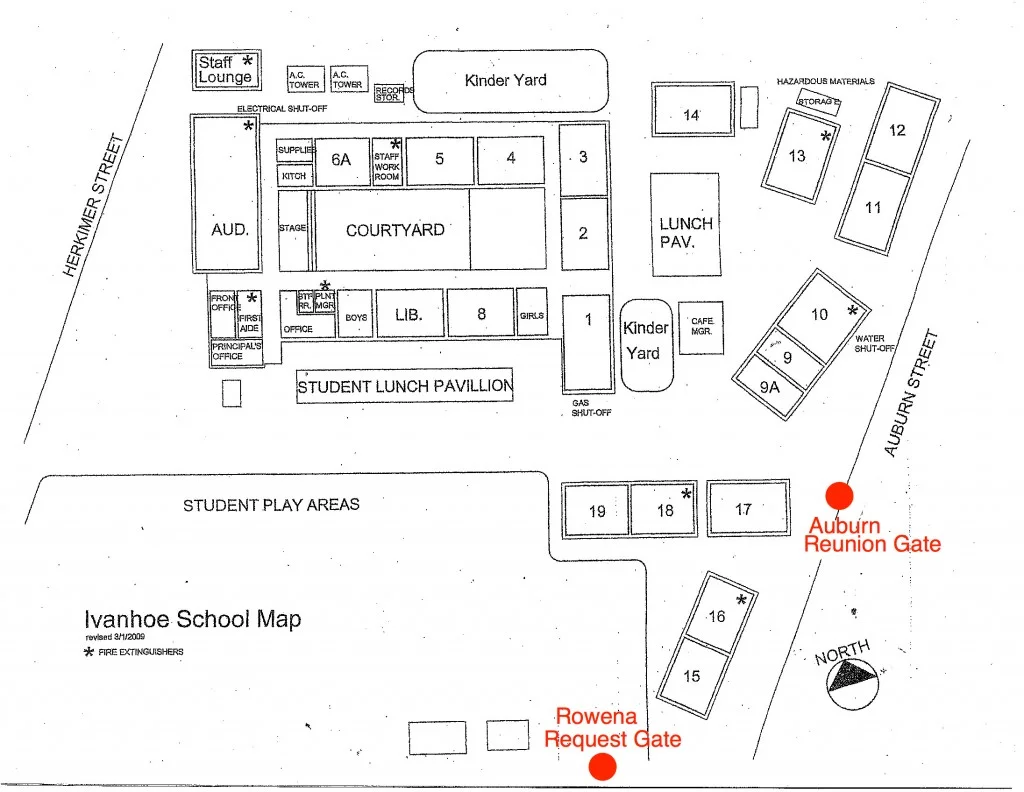 Map for emergency pick-ups
