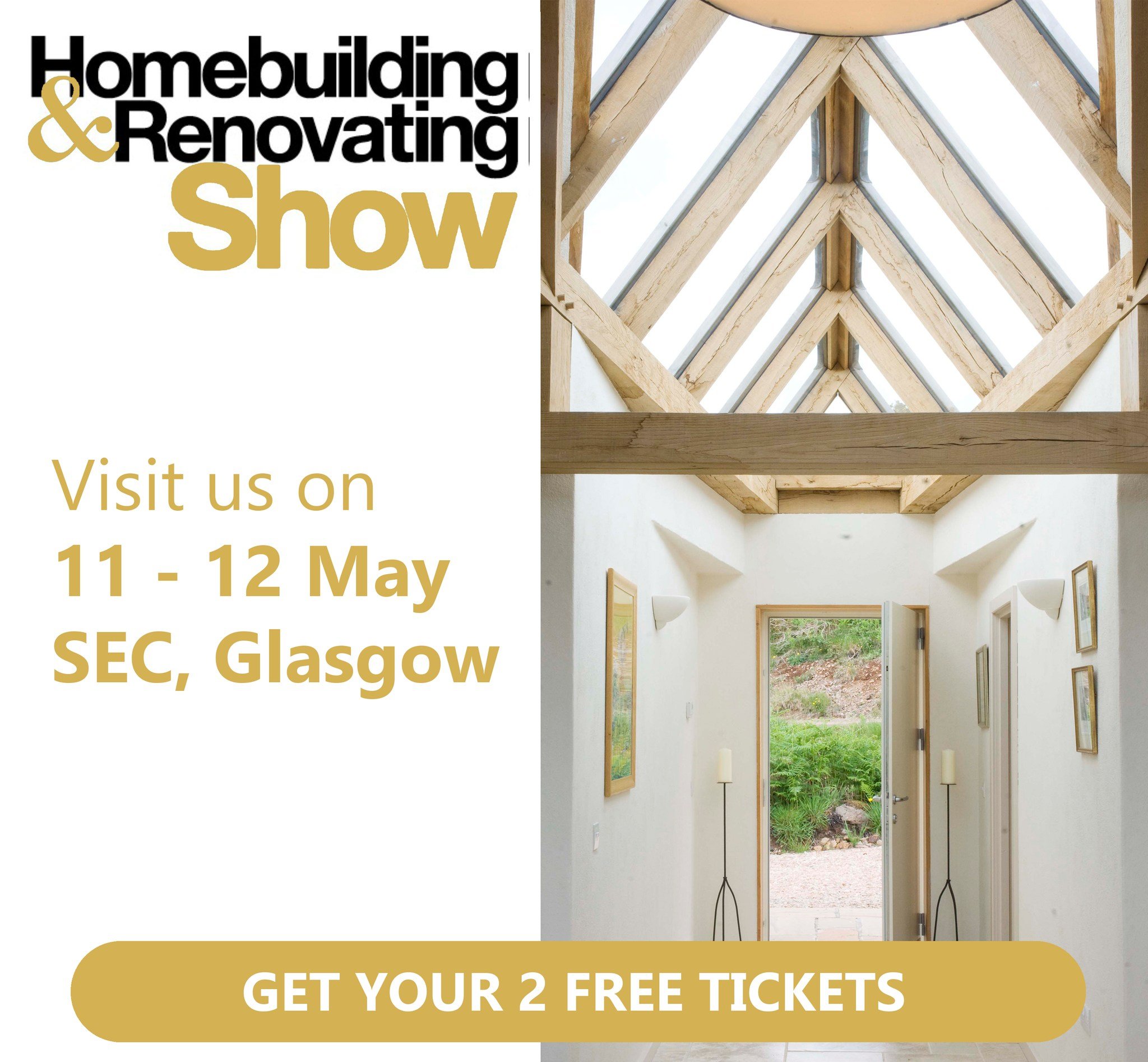 Just one more day until the @homebuildingshow  at SEC Glasgow, come along and meet us on Stand D118 to discuss your self build project. Click the link in our bio for two free tickets