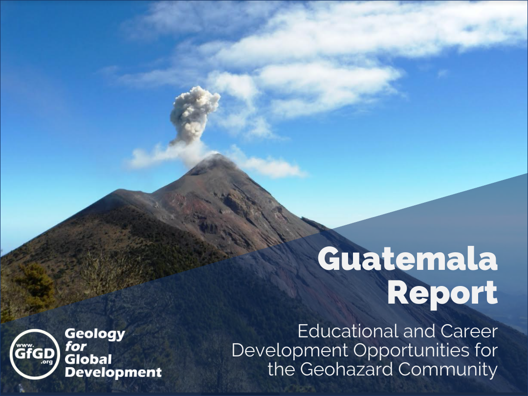 Opportunities in education and career development for the geohazards ...