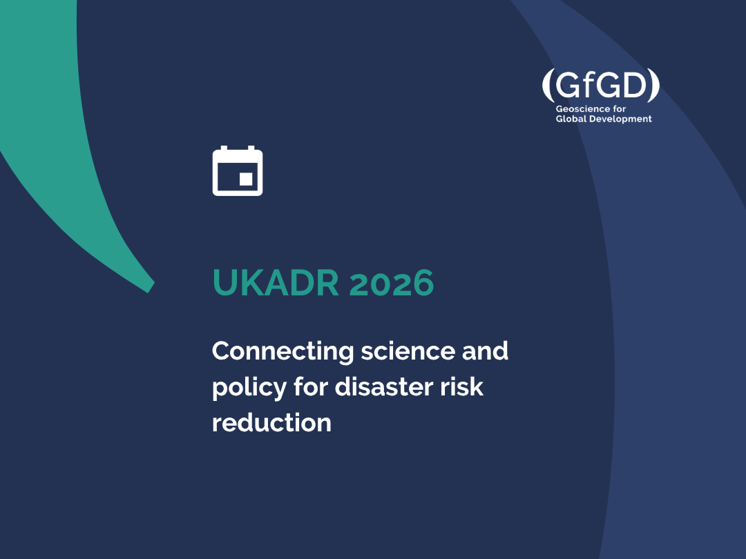 GfGD at the UK Alliance for Disaster Research 2026 conference