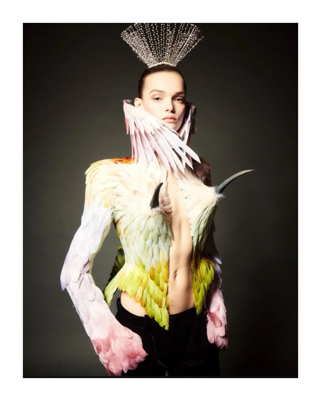 SCHIAPARELLI - Haute Couture SS26, Look N&deg;29

Discover the making of this Haute Couture tailored jacket, adorned with feathers meticulously assembled to mimic the ethereal form of wings &mdash; entirely handcrafted by the artisans of @maisonfevri