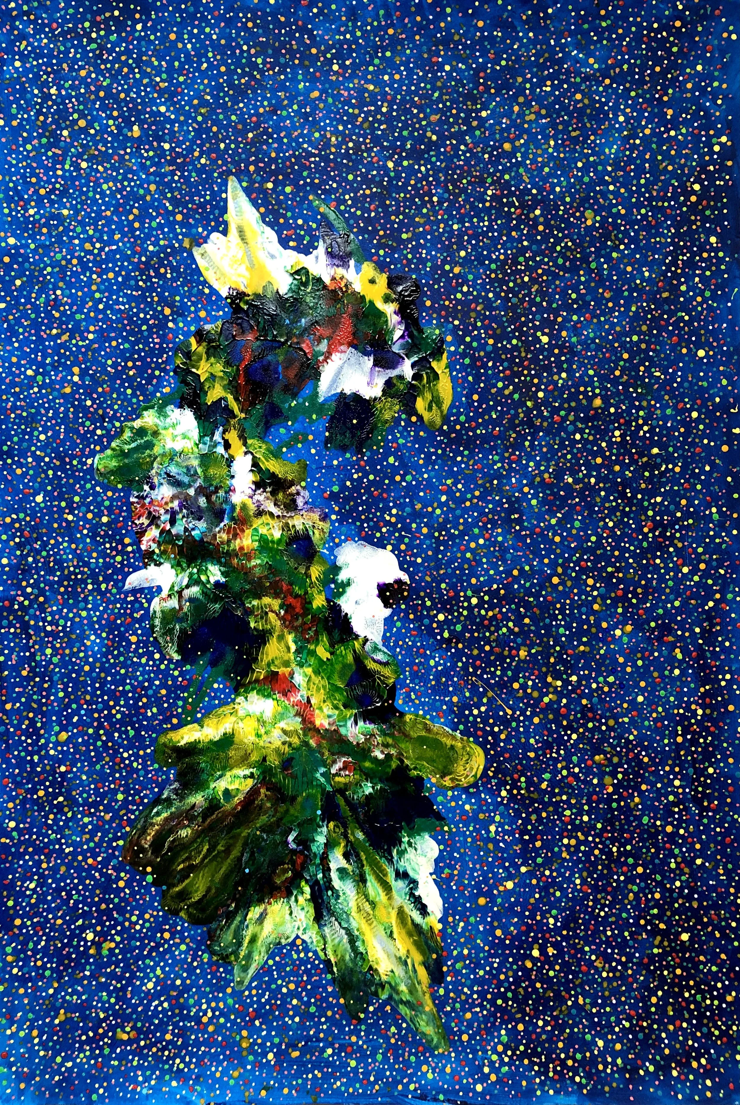 Flight - 30 x 40 inches - Acrylic on Paper - 2022