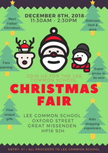 Our annual Christmas Fair raises money and is a great community social event
