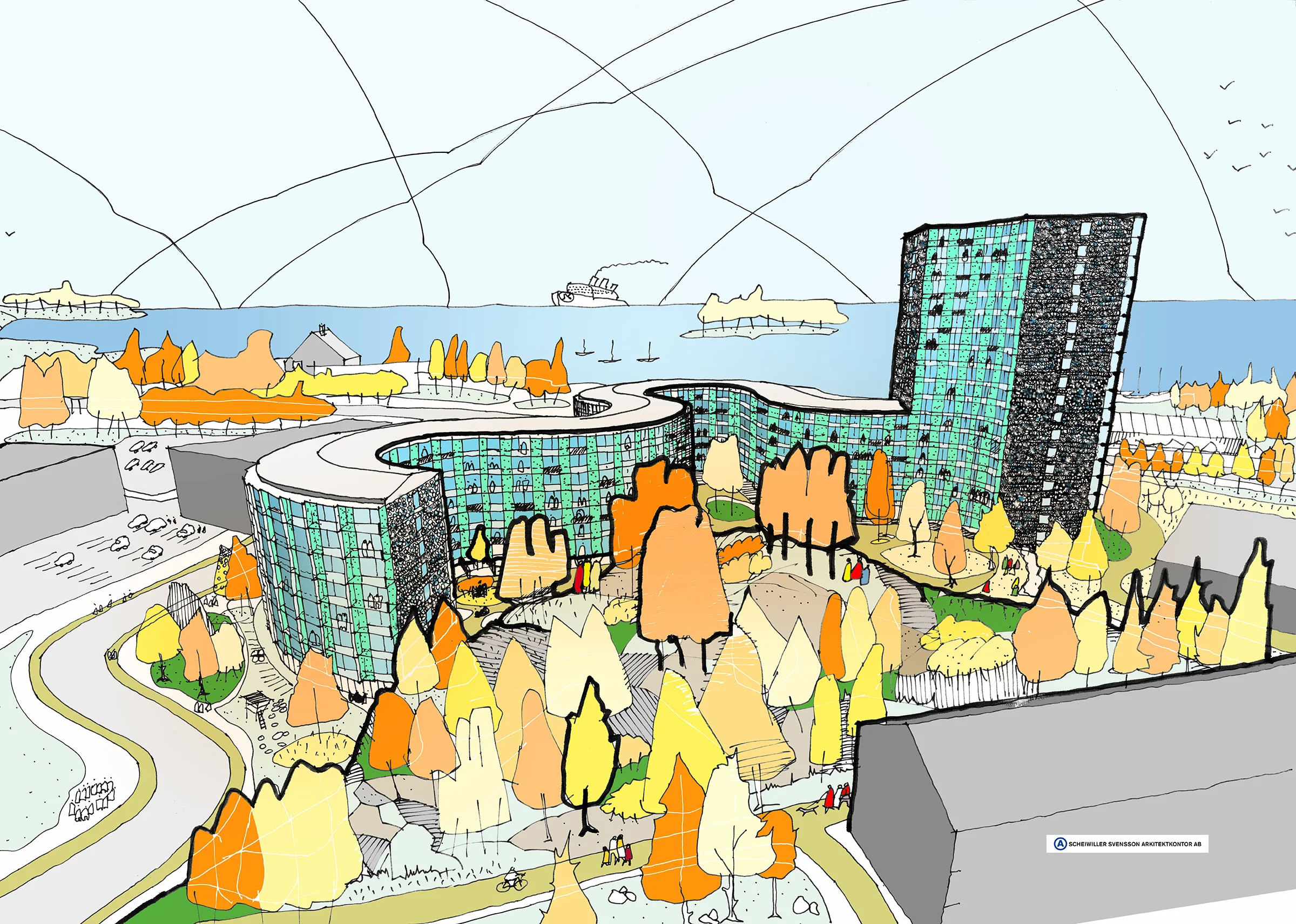 Gatun Arkitekter skapar nytt landmärke i Nynäshamn
