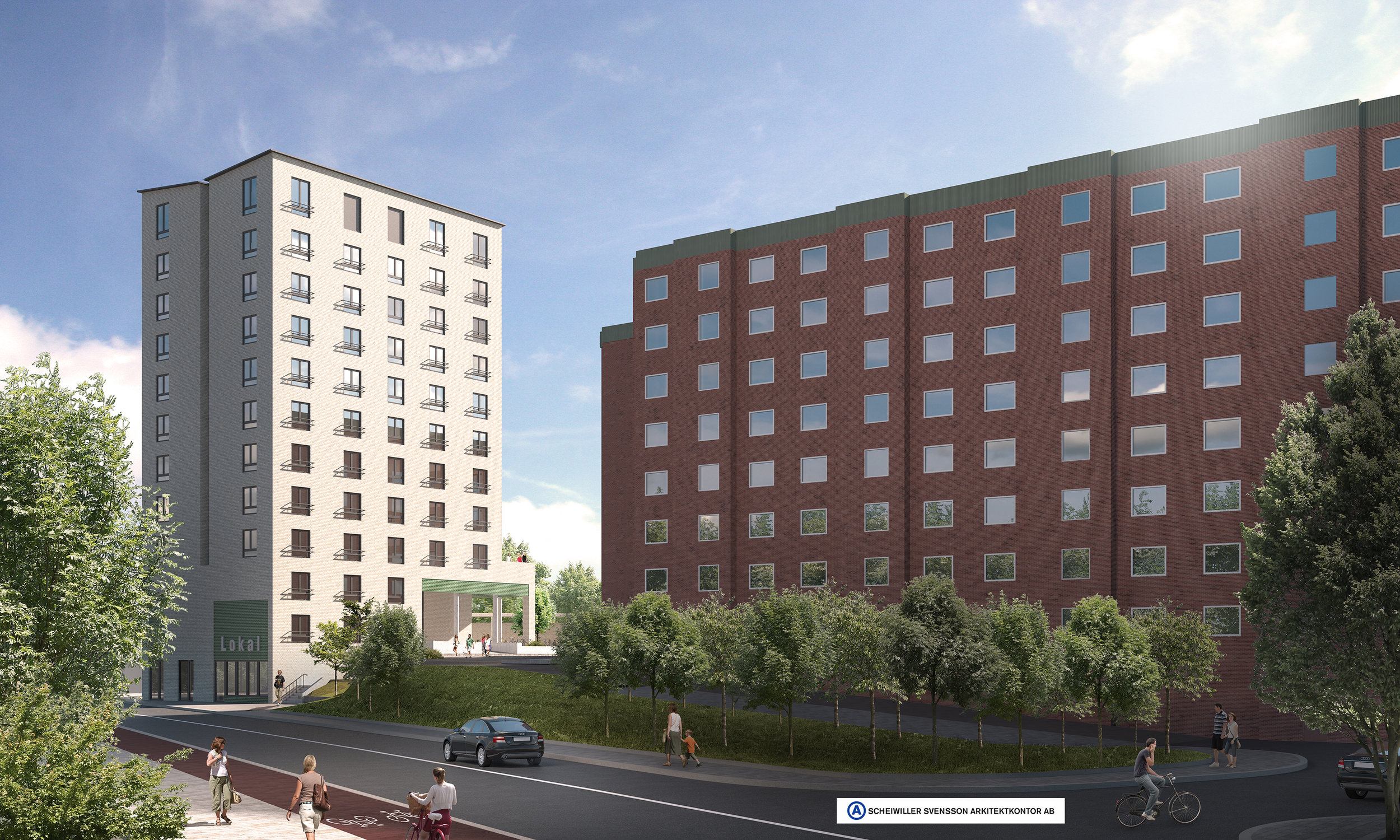 Gatun Arkitekter ritar ungdomsbostäder på Lidingö