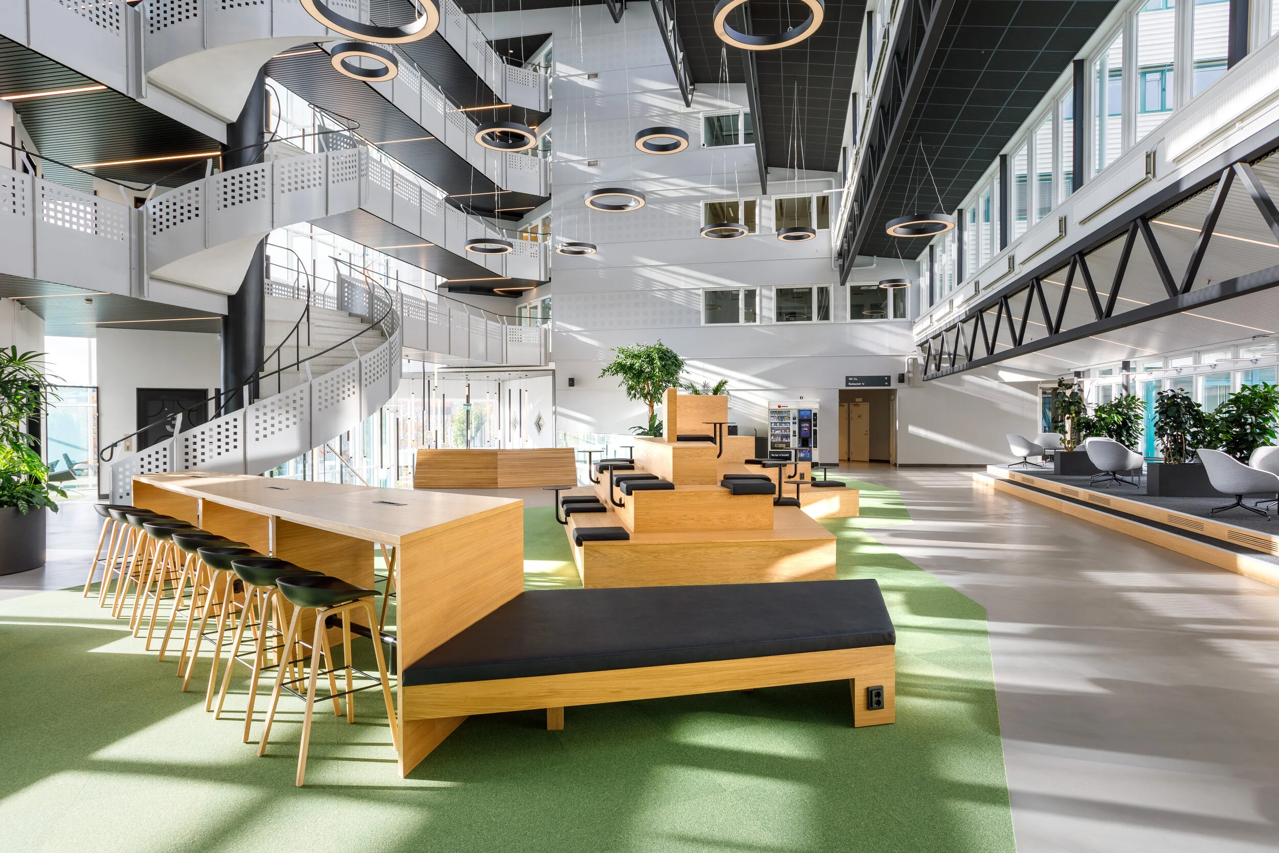 Inspirerande men otvunget när Gatun Arkitekter inreder Fastpartners nya regionskontor