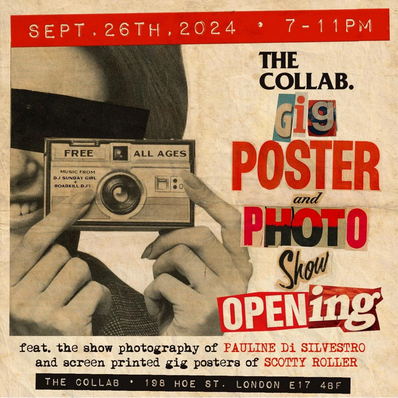 Gig Poster &amp; Photo Show Opening